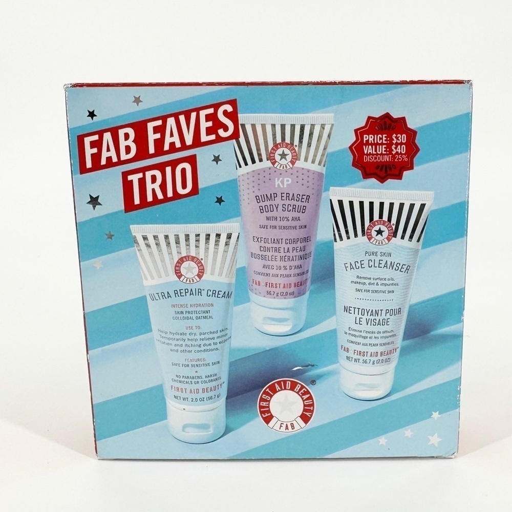 First Aid Beauty FAB Faves Trio NIB